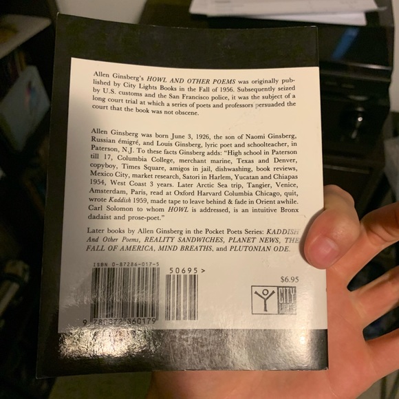 Allen Ginsberg Howl poetry book rare - Picture 2 of 2